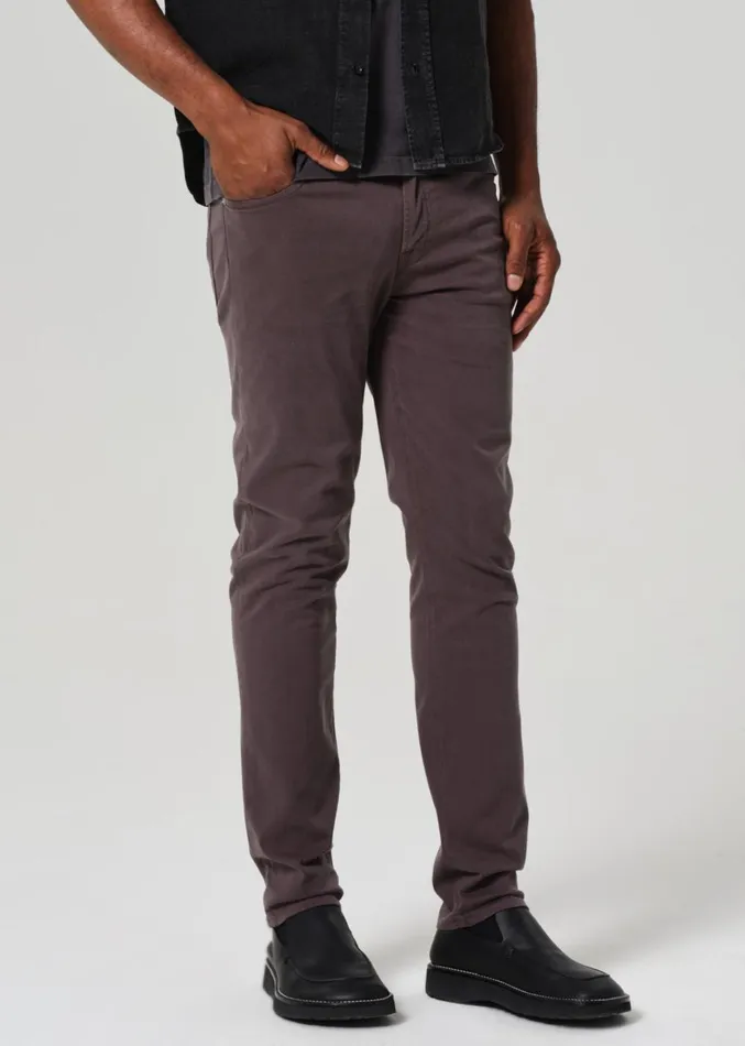 Citizens Of Humanity London Tapered Slim Stretch Sateen In Gravel Men Pants
