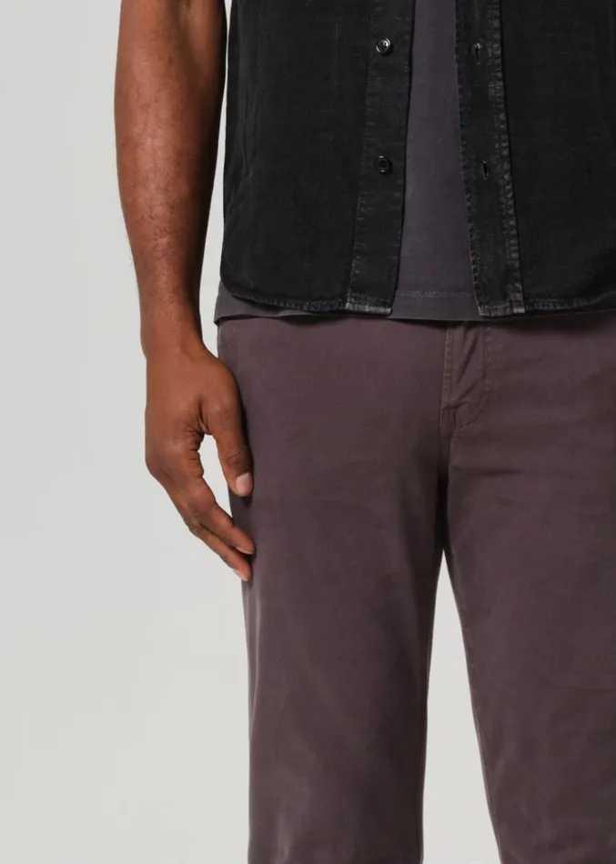 Citizens Of Humanity London Tapered Slim Stretch Sateen In Gravel Men Pants