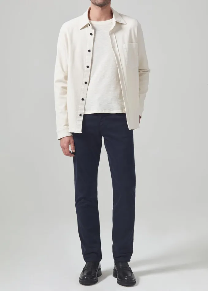 Citizens Of Humanity London Tapered Slim Stretch Sateen In True Navy Men Pants