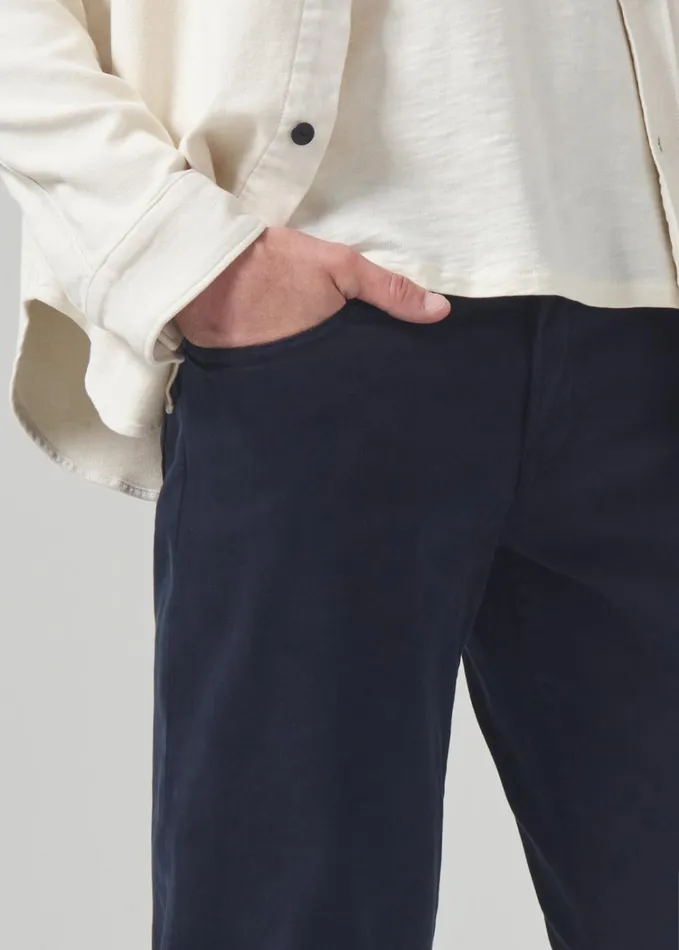 Citizens Of Humanity London Tapered Slim Stretch Sateen In True Navy Men Pants
