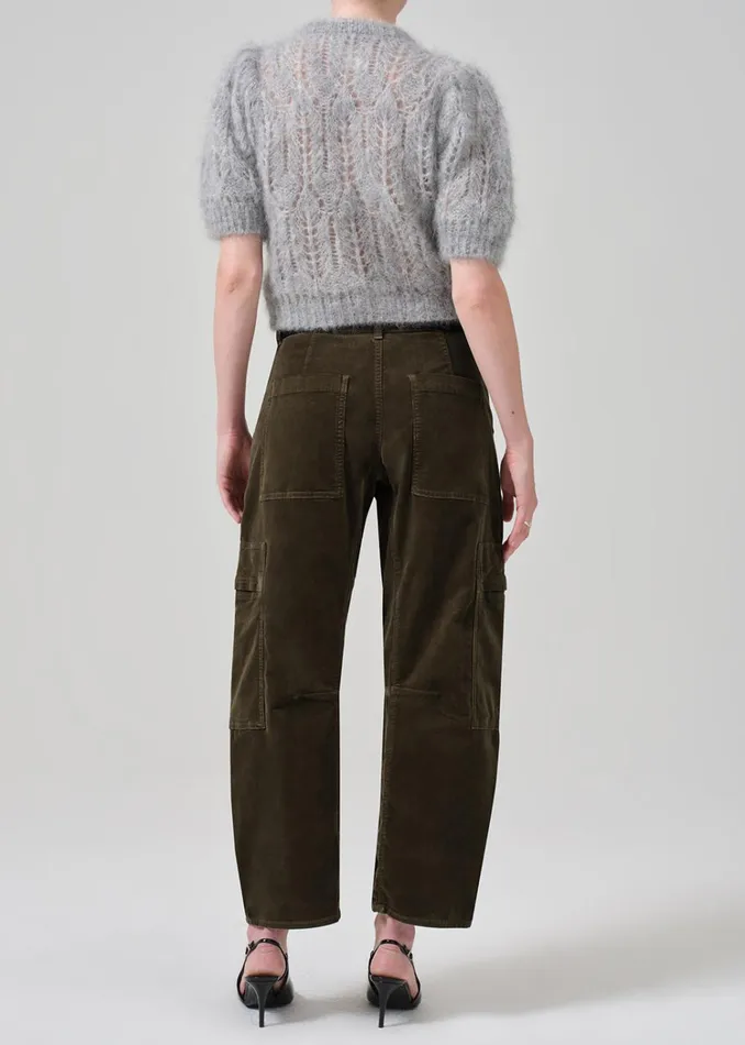 Citizens Of Humanity Marcelle Low Slung Easy Cargo Corduroy In Costes Women Pants