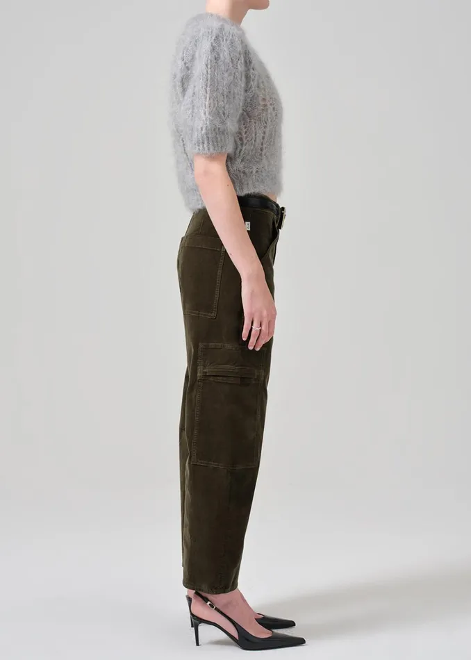 Citizens Of Humanity Marcelle Low Slung Easy Cargo Corduroy In Costes Women Pants