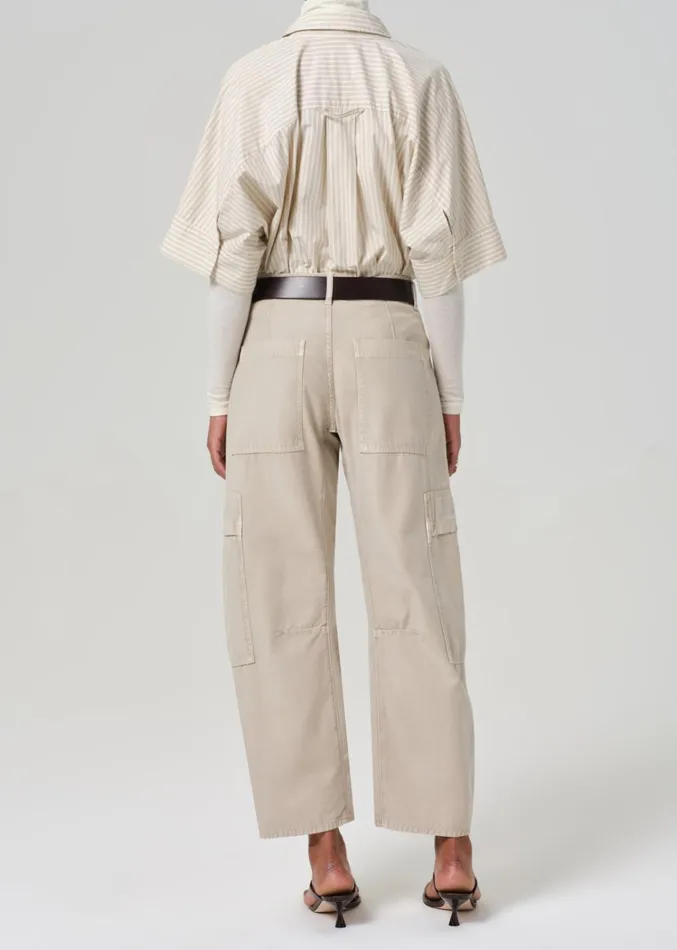 Citizens Of Humanity Marcelle Low Slung Easy Cargo In Burnished Quartz Women Pants