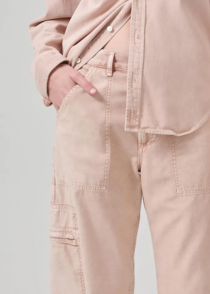Citizens Of Humanity Marcelle Low Slung Easy Cargo In Roselle Women Pants