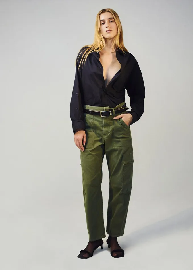 Citizens Of Humanity Marcelle Low Slung Easy Cargo In Surplus Women Pants