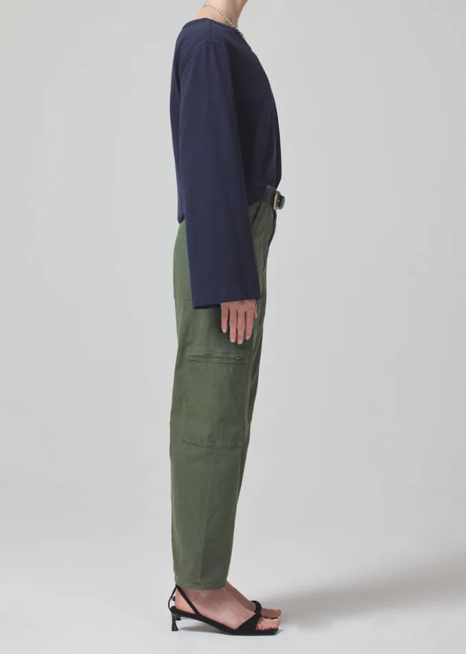 Citizens Of Humanity Marcelle Low Slung Easy Cargo In Surplus Women Pants