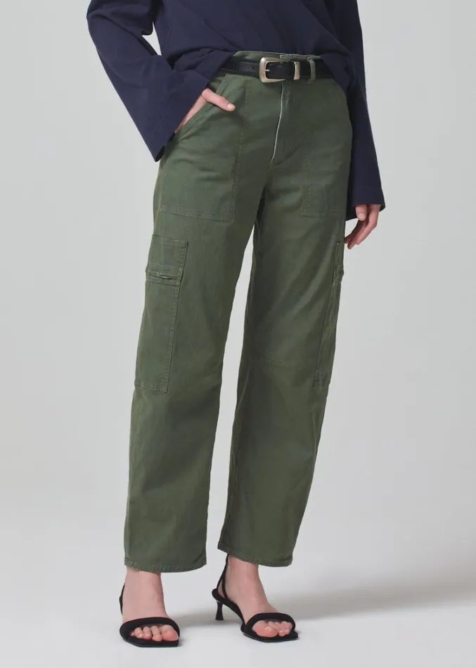 Citizens Of Humanity Marcelle Low Slung Easy Cargo In Surplus Women Pants