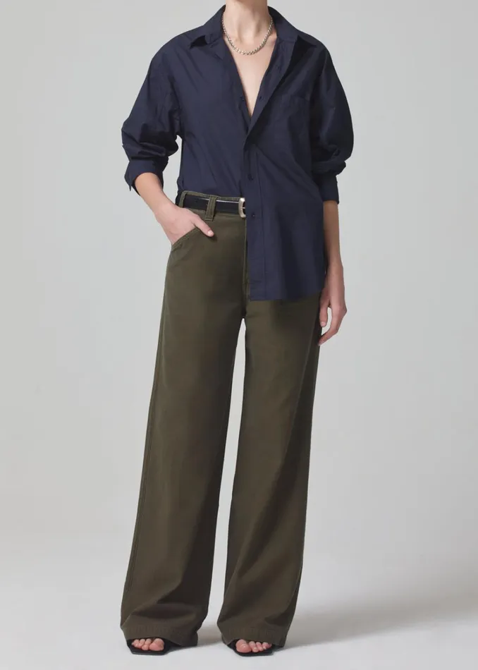 Citizens Of Humanity Paloma Utility Trouser In Tea Leaf Women Pants