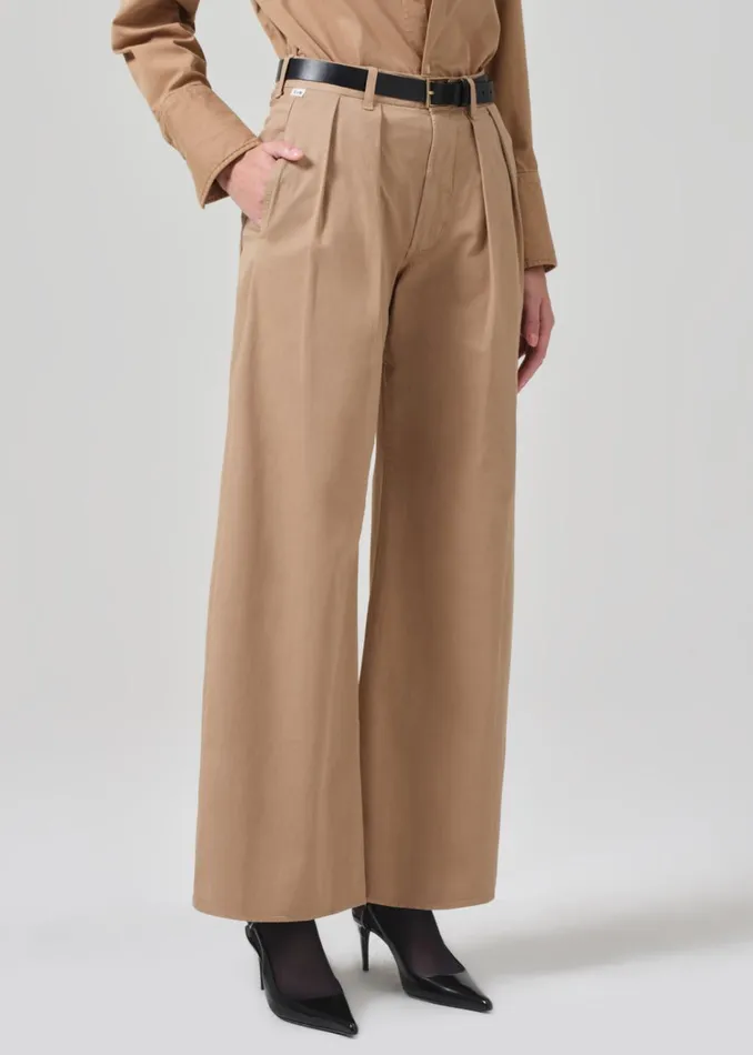 Citizens Of Humanity Petra Pleated Trouser In Nano Women Pants