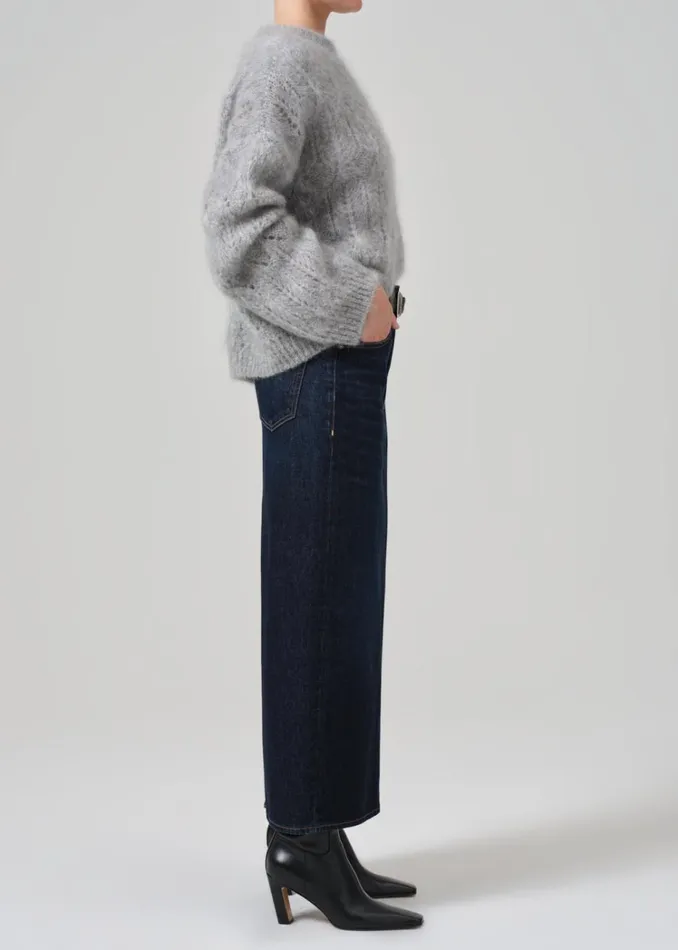 Citizens Of Humanity Verona Column Skirt In Deep Azure Women Shorts and Skirts