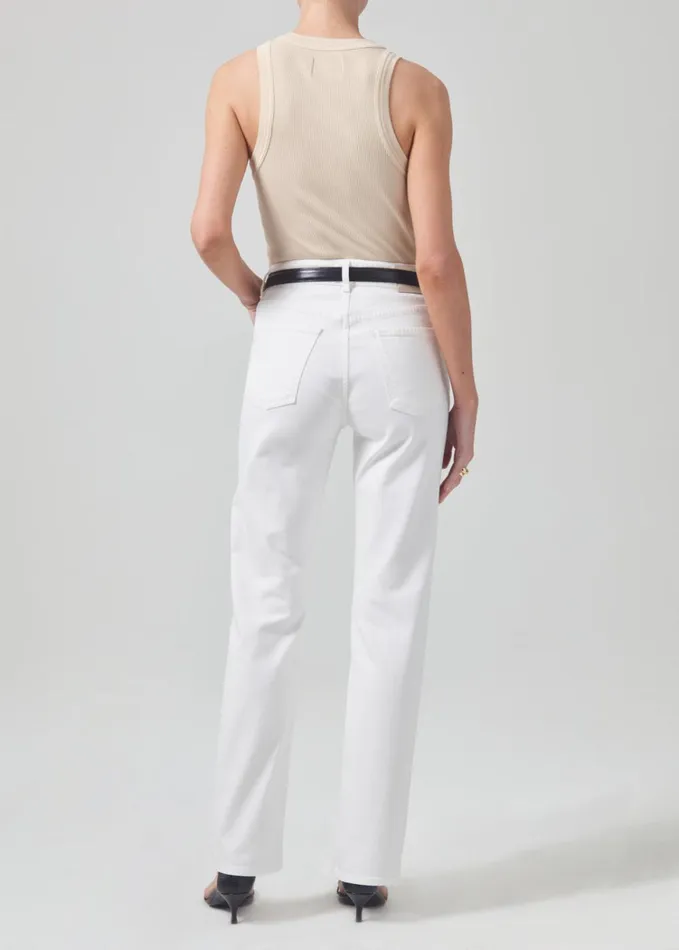 Citizens Of Humanity Zurie Straight In Soft White Women Jeans