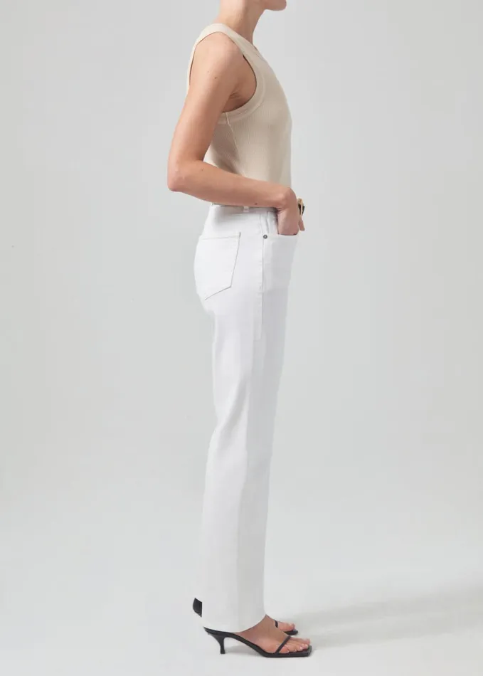 Citizens Of Humanity Zurie Straight In Soft White Women Jeans