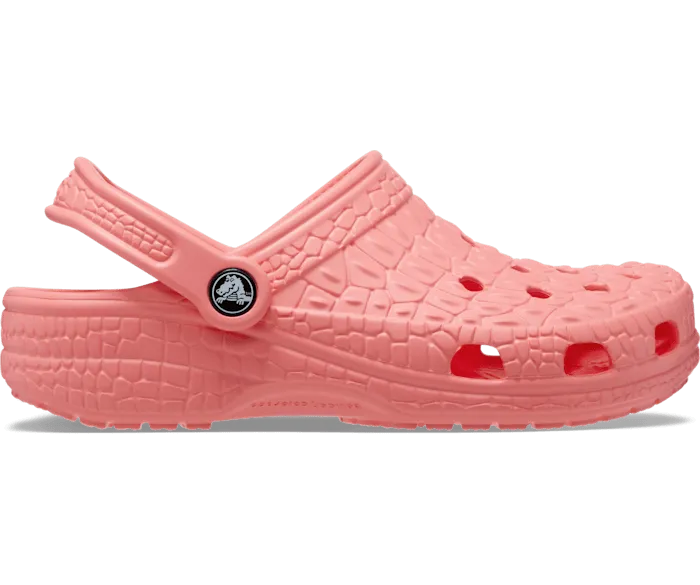 Classic Crocskin Clog Guava Women Crocs Clogs