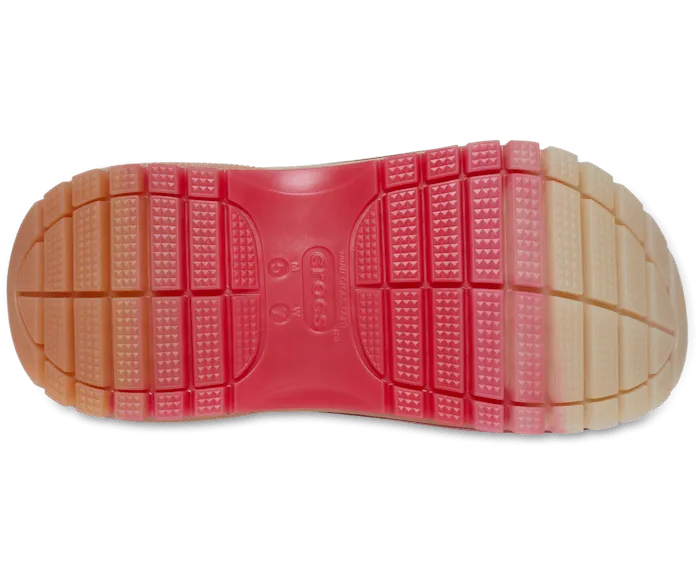 Classic Mega Crush Color Dip Clog Bone Multi Women Crocs Clogs