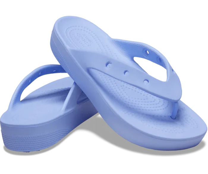 Classic Platform Flip Moon Jelly Women Crocs Platforms 038 Wedges