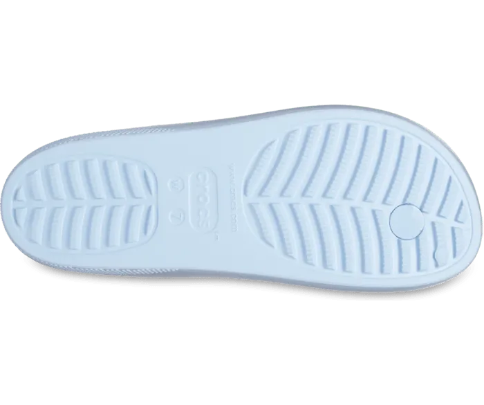 Classic Platform Meta Pearl Flip Blue Calcite Women Crocs Sandals