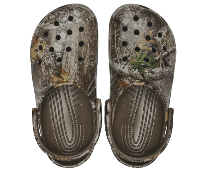 Classic Realtree Edge Clog Walnut Women Crocs Clogs