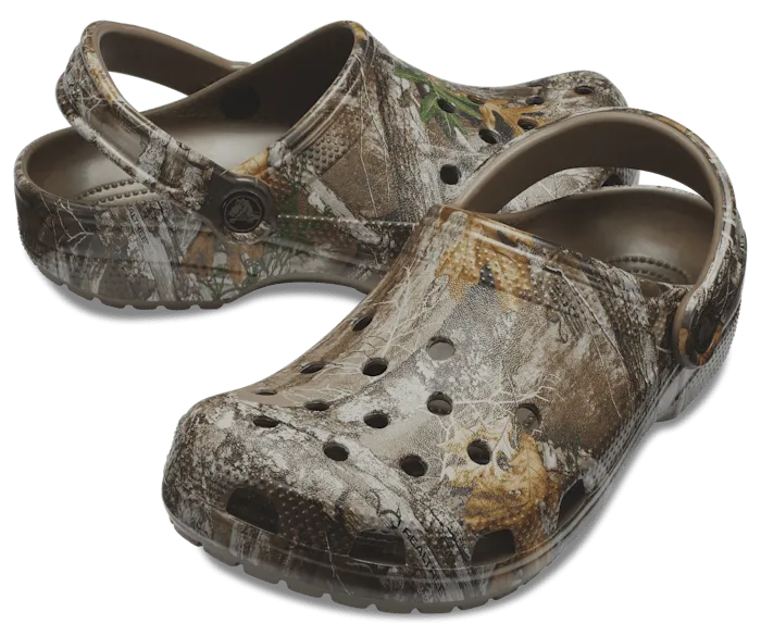 Classic Realtree Edge Clog Walnut Women Crocs Clogs