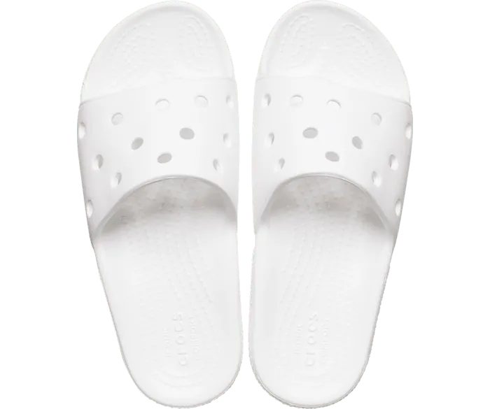 Classic Slide White Kids Crocs Sandals