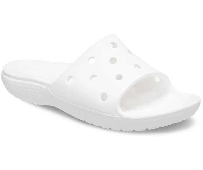Classic Slide White Kids Crocs Sandals