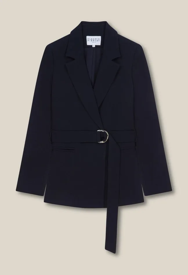Claudie Pierlot Suit Jacket Navy Women Blazers Claudie Pierlot Suit Jacket Navy Women Blazers
