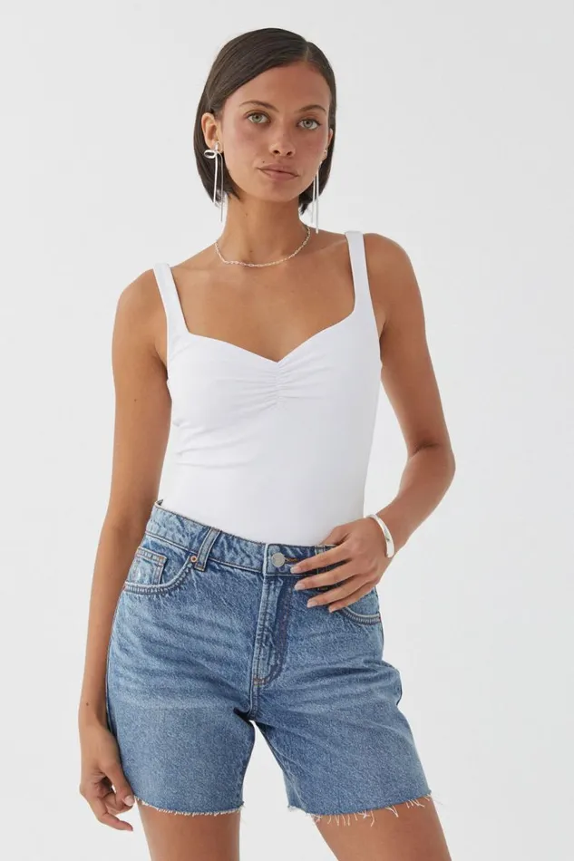 Clothing Supr Denim Shorts and Skirts 90 S Cut Off Denim Short Stella Blue