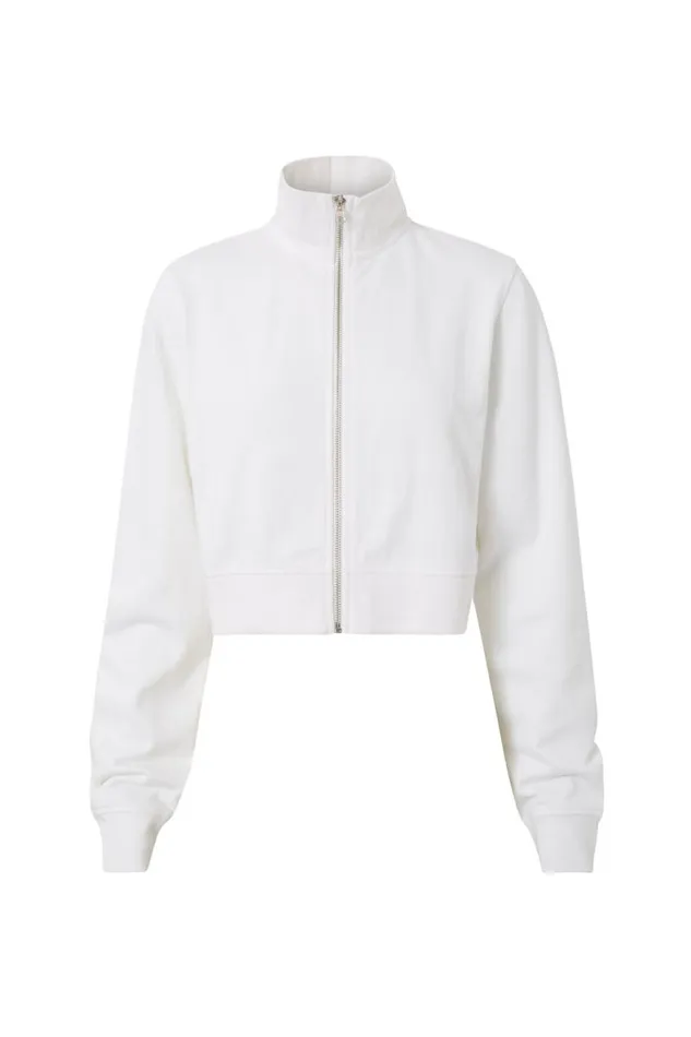 Clothing Supr Hoodies and Trackies Somer Zip Through Sweat Cloud White