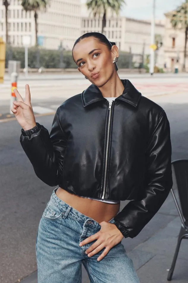 Clothing Supr Jackets and Puffers Lotti Puff Bomber Jacket Black