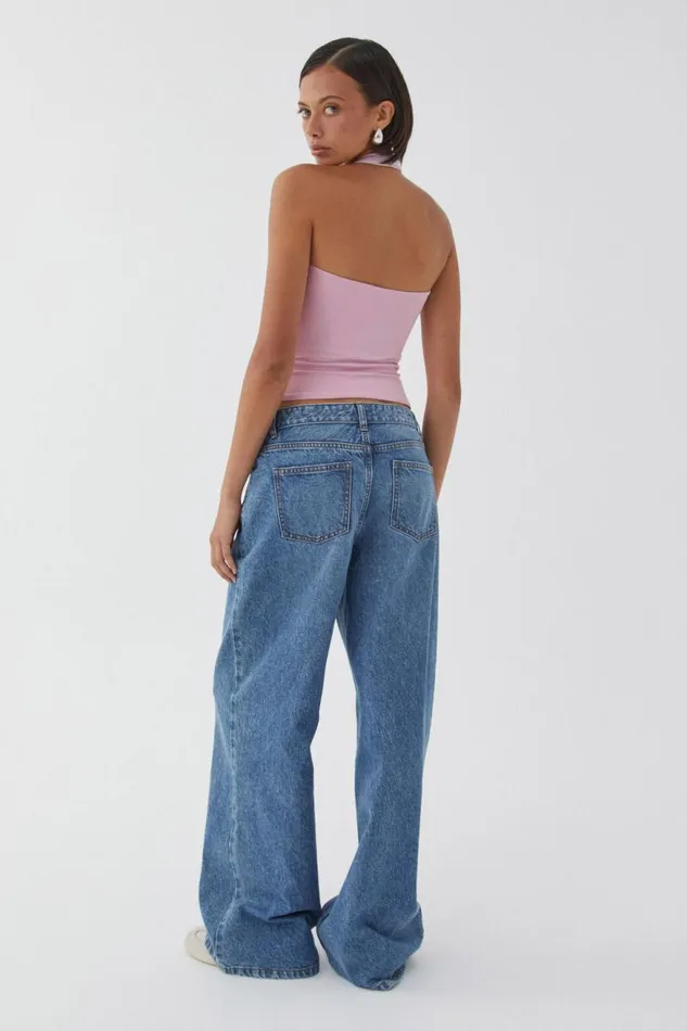 Clothing Supr Luxe Essentials Luxe Halter Top Muted Orchid