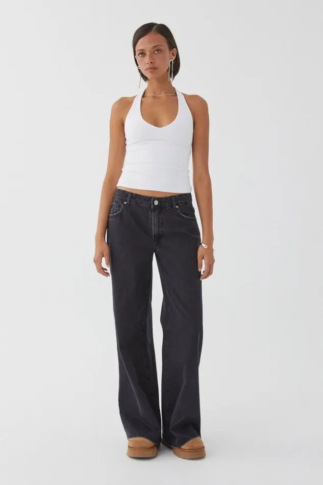 Clothing Supr Luxe Essentials Luxe Halter Top White