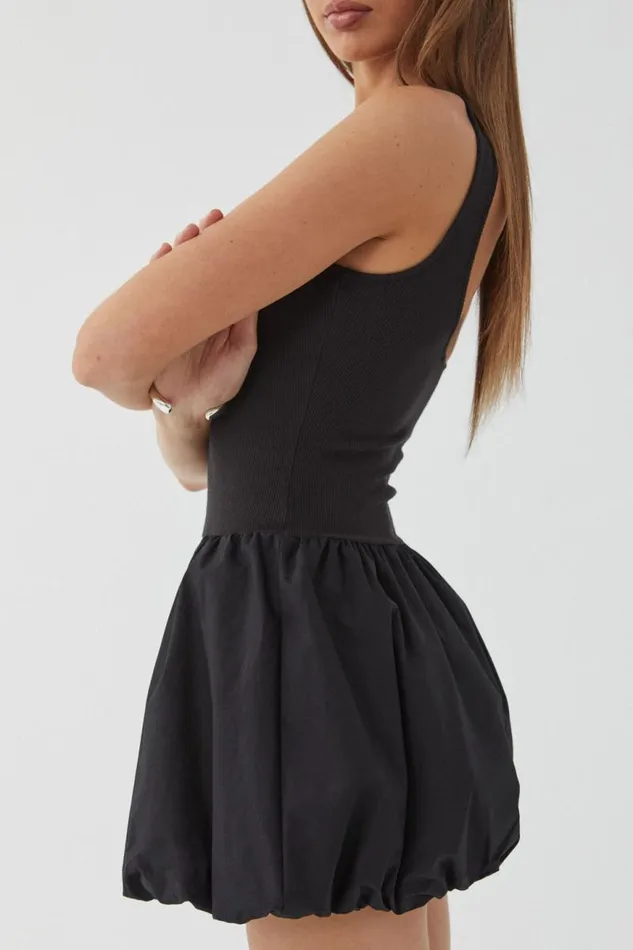 Clothing Supr Mini Dresses Clara Bubble Mini Dress Black