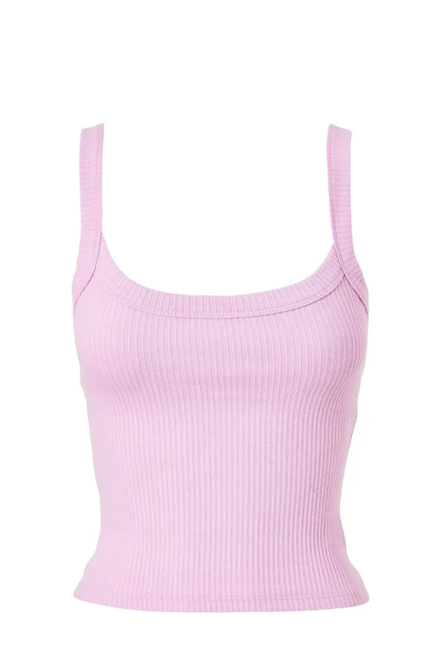 Clothing Supr Tank Tops Riri Scoop Neck Tank Pink Lavender
