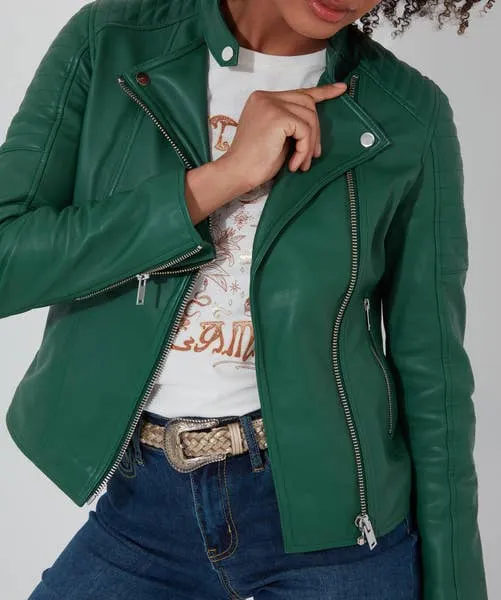 Coats and Jackets All In The Details Leather Jacket Green 8211 Joebrowns Apparel Coats and Jackets All In The Details Leather Jacket Green 8211 Joebrowns Apparel