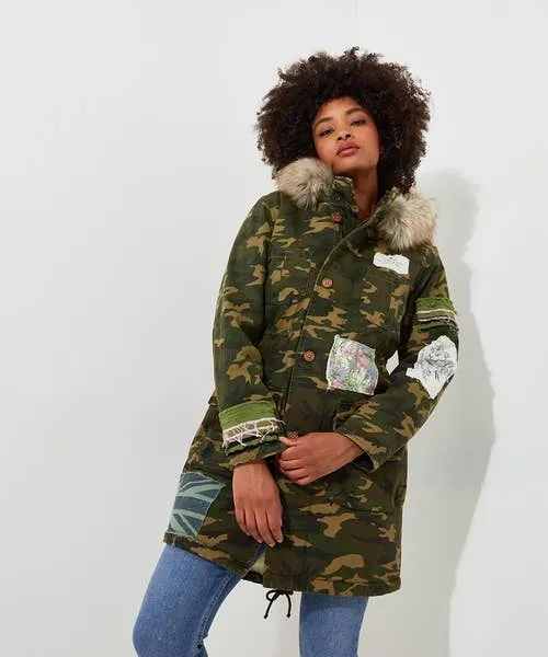 Coats and Jackets Apparel Joe8217s Unique Boutique Parka Green Joebrowns