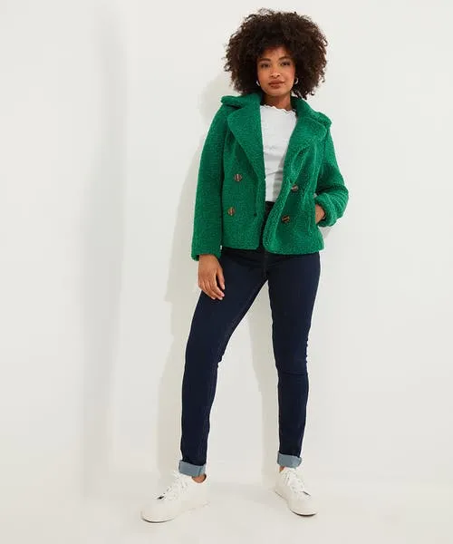 Coats and Jackets Joebrowns Apparel Cosy And Cute Teddy Jacket GreenOchre Coats and Jackets Joebrowns Apparel Cosy And Cute Teddy Jacket GreenOchre