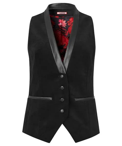 Coats and Jackets Joebrowns Apparel Ultimate Black Velvet Waistcoat Black Coats and Jackets Joebrowns Apparel Ultimate Black Velvet Waistcoat Black