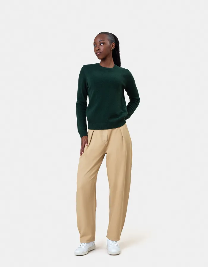 Colorfulstandard Knit Sweaters Women Women Classic Merino Wool Crew 8211 Ivory White