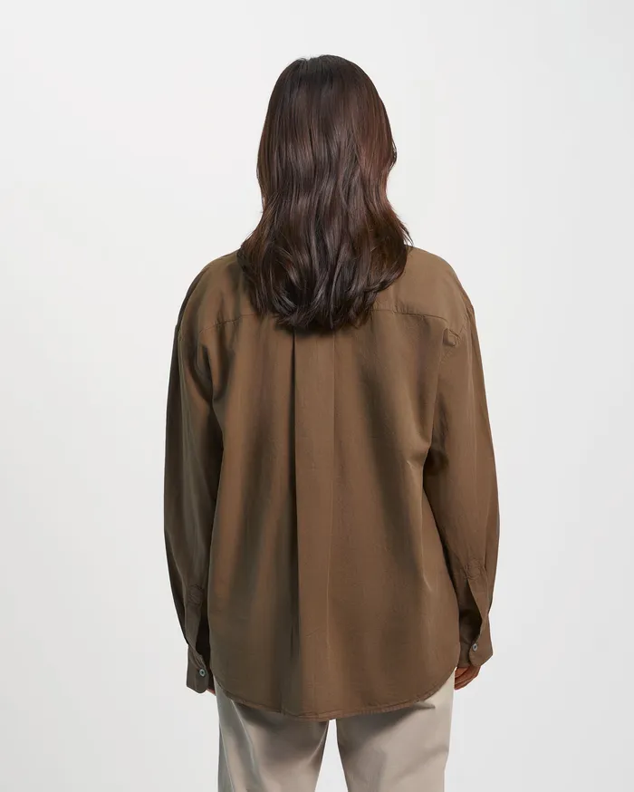 Colorfulstandard Organic Oversized Shirt 8211 Spring Green Women Shirts