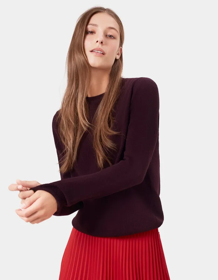 Colorfulstandard Women Light Merino Wool Crew 8211 Lava Grey Women Knit Sweaters