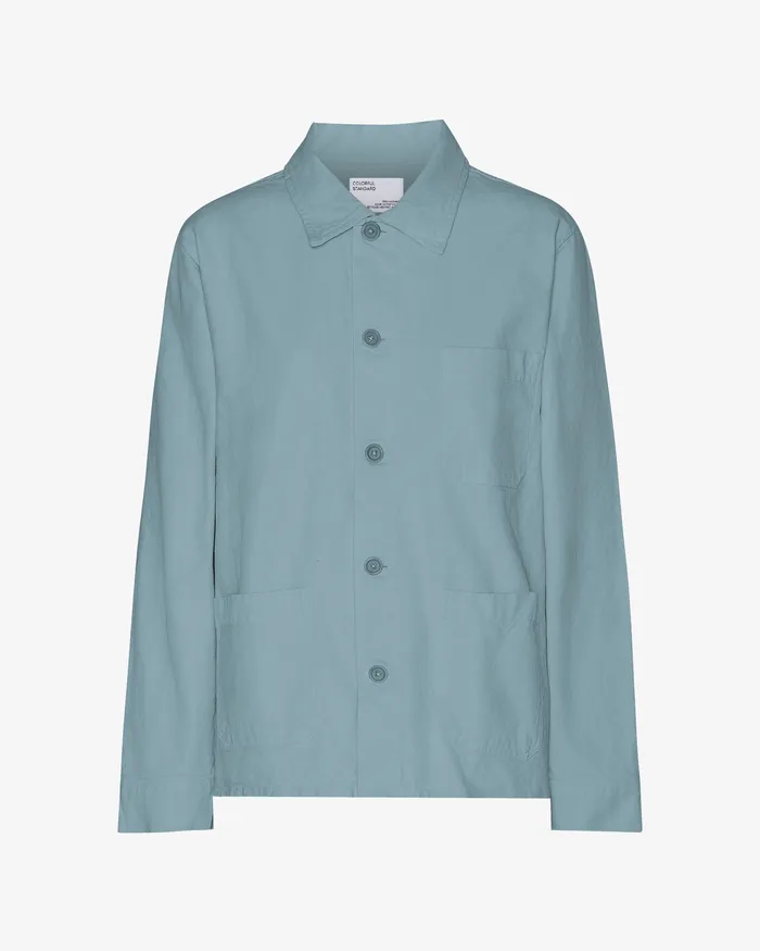Colorfulstandard Workwear Jackets Women Organic Workwear Jacket 8211 Stone Blue