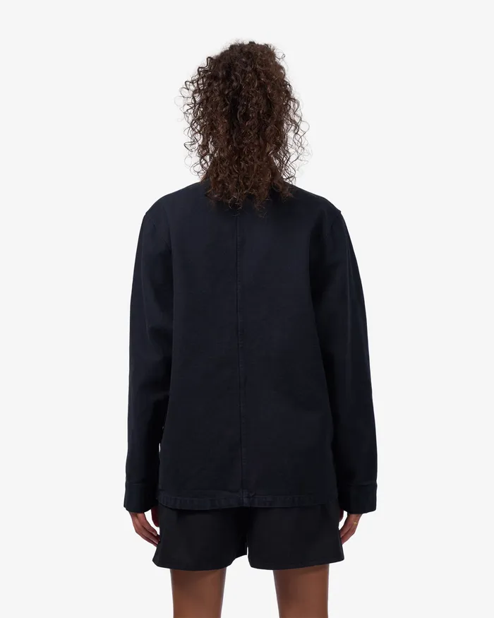 Colorfulstandard Workwear Jackets Women Organic Workwear Jacket 8211 Stone Blue