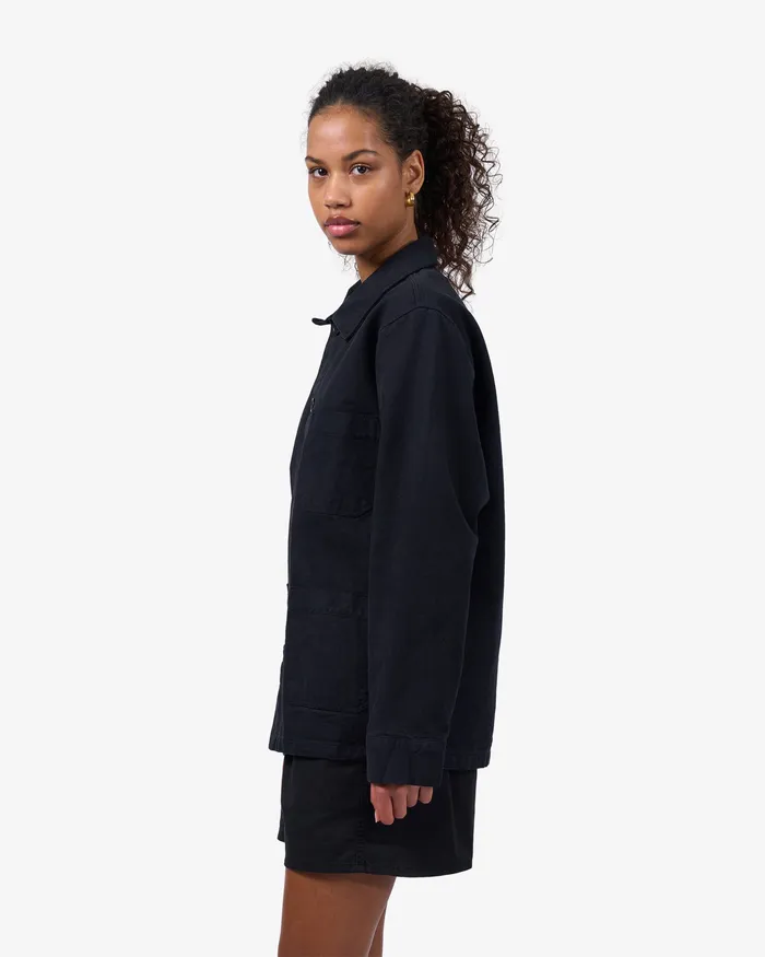 Colorfulstandard Workwear Jackets Women Organic Workwear Jacket 8211 Stone Blue