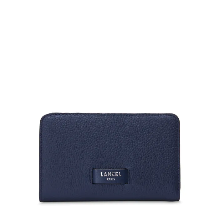 Compact Rectangular Zipped Wallet Petrol Women Lancel Wallet