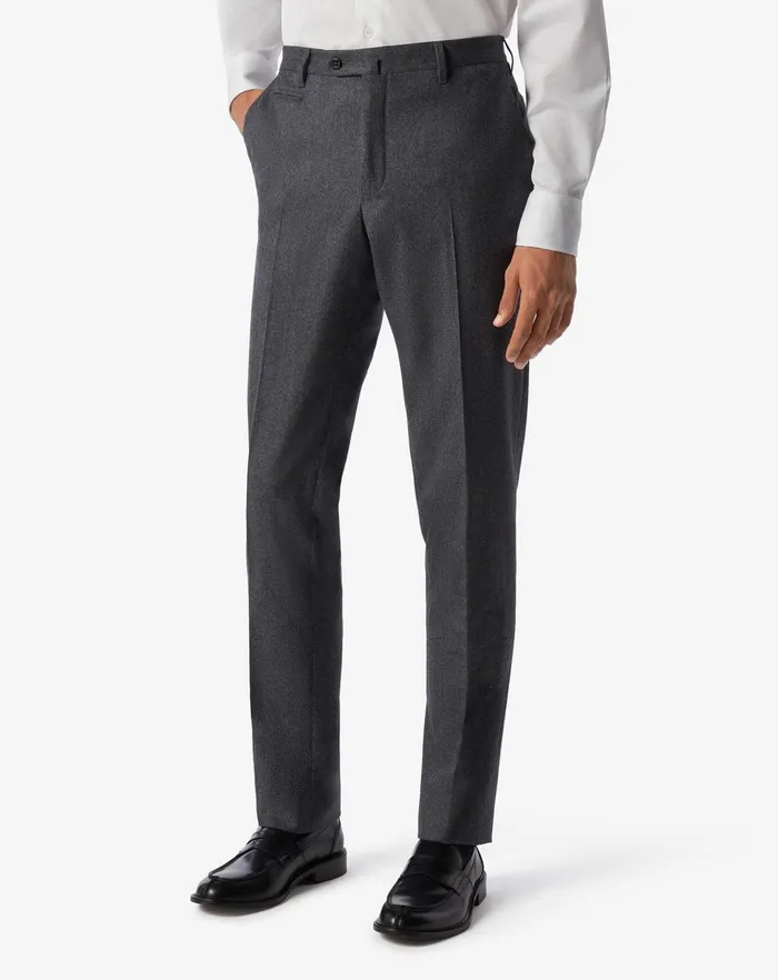 Corneliani Pants Grey Flannel Wool Trousers 8211 Men