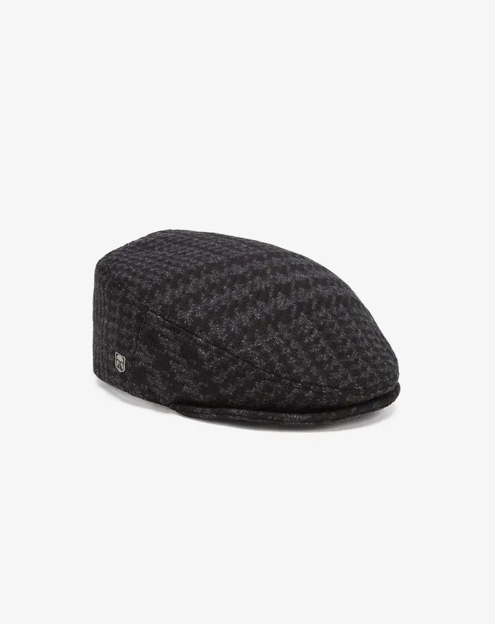 Corneliani Scarves And Hats Grey Wool And Cashmere French Hat 8211 Men