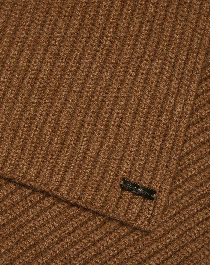 Corneliani Scarves And Hats Tobacco Brown Sublime Cashmere Scarf For Men 8211 Men
