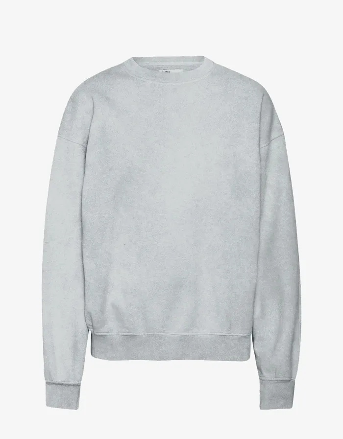 Crewneck Sweatshirts Colorfulstandard Women Organic Oversized Crew 8211 Faded Grey