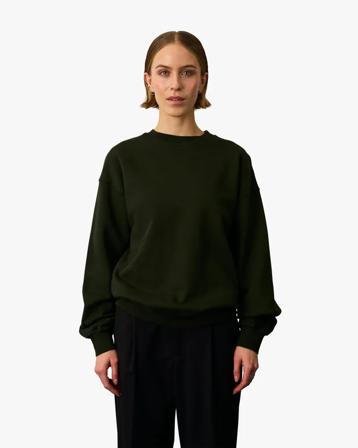 Crewneck Sweatshirts Colorfulstandard Women Organic Oversized Crew 8211 Faded Grey