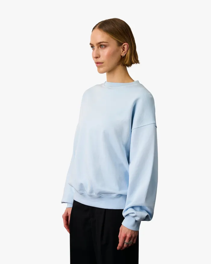 Crewneck Sweatshirts Colorfulstandard Women Organic Oversized Crew 8211 Navy Blue