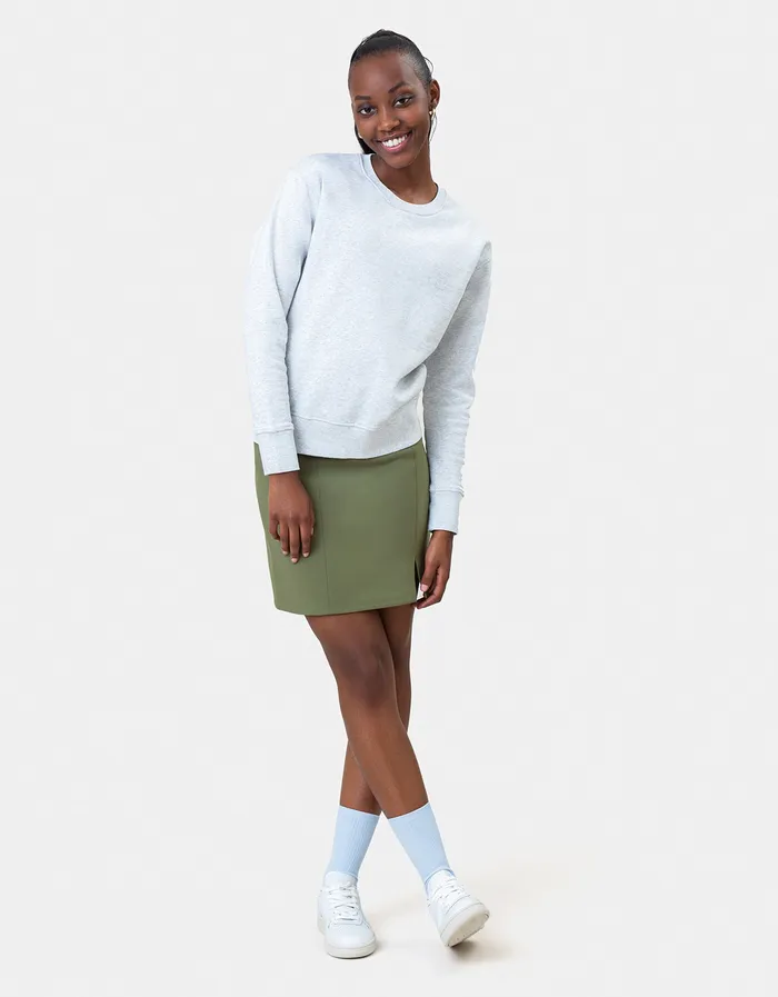 Crewneck Sweatshirts Women Classic Organic Crew 8211 Marine Blue 8211 Colorfulstandard Women